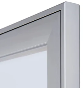 Vitrina interioara cu incuietoare cu informatii 3 x A4, ignifuga, aluminiu