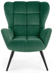 Fotoliu Tyrion velvet verde H91 cm
