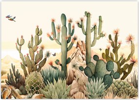 Tablou - Deșert, acvariu (70x50 cm)