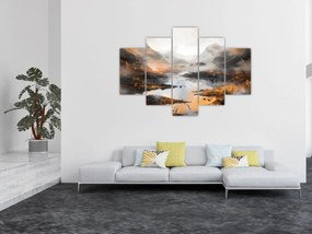 Tablou - Pictura peisajelor montane (150x105 cm)
