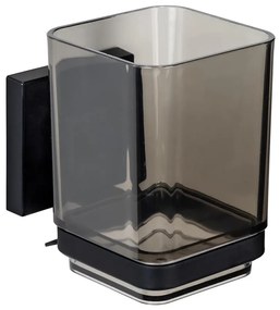 WENKO 71443800 - Pahar VACUUM-LOC QUADRO ED 7,5x10 cm, negru