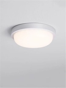 Mini Aplica LED exterior de perete/tavan, IP65, REO alb