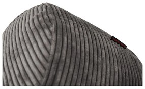 Fotoliu bean bag verde cu tapițerie din catifea reiată Mini – SLOWDOWN