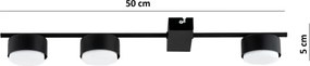 Brilagi - Spot LED MONO 3xGX53/12W/230V negru
