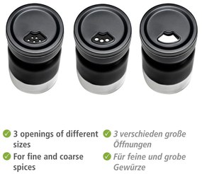 Solniță și piperniță cu suport Melli – Wenko