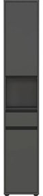 Dulap de baie gri antracit înalt/îngust 33x181 cm Lemont – Germania