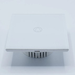 Intrerupator tip sonerie, sticla alba, 6A, V-TAC