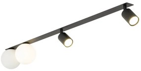 Spot încastrat VOX 2xG9/8W/230V + 2xGU10/10W negru