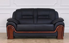 Canapea lemn masiv de birou Toronto 2 locuri Personalizabila, 162 × 90 × 88 cm