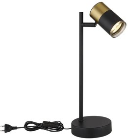 Lampa de masa cu Spot directionabil BRISBON negru/cupru
