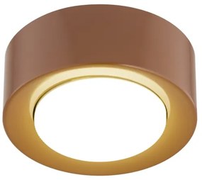 Argon 8916 - Plafonier ELORA, 1x soclu GX53 (7 W, 230 V), diametru 11 cm, culoare teracotă