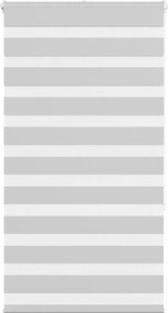 vidaXL Jaluzea tip zebra gri deschis lățime țesătură 75,9 cm poliester