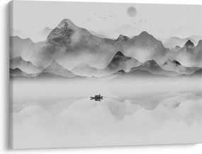 Tablou - Lac japonez (70x50 cm)