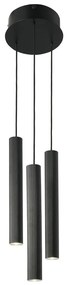 Lustra suspendata design scandinav Vico 3L negru