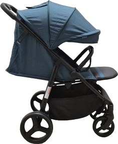 Carucior nou nascuti 2 in 1 BABY CARE™ PRO S 508, Cadru aluminiu, Spatar reglabil in 3 trepte, Husa picioare, Frana picior, Pliabil, Albastru