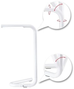 Paulmann 95423 - Lampă de birou LED 4,5W cu touch, dimabilă, FLEXLINK 5V/USB alb