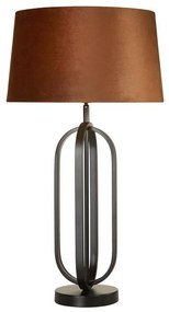 Veioza/Lampa de masa decorativa Chic negru/orange