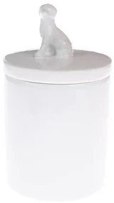 Borcan ceramic decorativ Perro, 21 x 14 cm