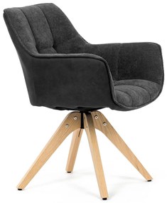 Set de scaune de sufragerie HC-D7180 GREY2, 2 buc.