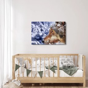 Tablou cu lup (90x60 cm)