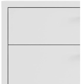 Bibliotecă modulară albă 89x113 cm Prima – Tvilum