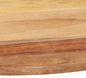 285973 vidaXL Blat de masă, 50 cm, lemn masiv sheesham, rotund, 25-27 mm
