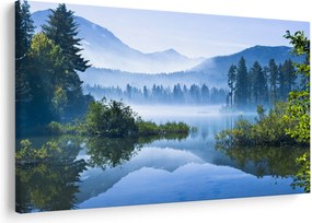 Tablou cu lac montan (90x60 cm)