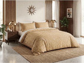 Lenjerie de pat din microflanel KOSTAR galbenă Dimensiune lenjerie de pat: 70 x 90 cm | 140 x 220 cm