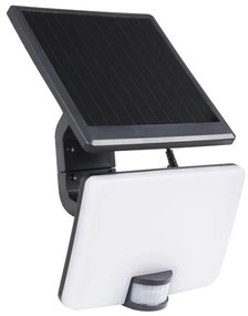 Retlux LED reflectoare solară cu senzor mișcare, 10W, 3000 mAh, 4000K, IP54