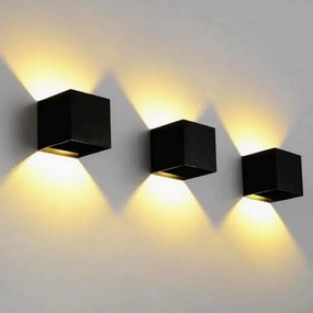 Aplica LED Exterior Cruz II BK