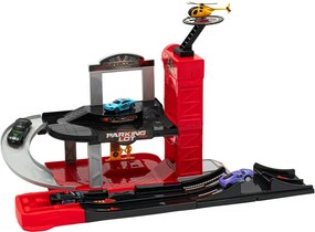 Baby Mix Garaj pentru copii cu elicopter, 60 x 33 x 29 cm