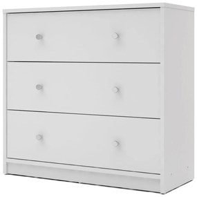 Comodă Tvilum May, 72x68 cm, alb