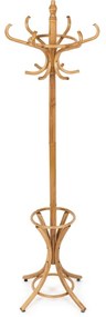 Cuier din lemn, stejar închis, 52 x 186 cm