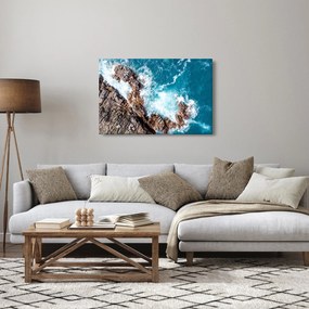 Tablou cu stânci și mare (90x60 cm)