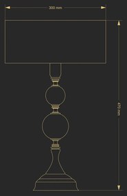 Veioza eleganta design clasic Zaffiro