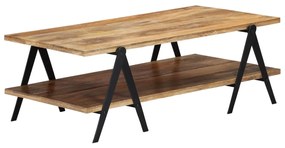 vidaXL Măsuță de cafea, 115 x 60 x 40, lemn masiv de mango