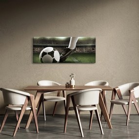 Tablou - Minge de fotbal (120x50 cm)