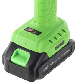 Foarfece de crengi fără fir cu 2 baterii și încărcător