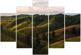 Tablou - Priveliște spre dealurile din Thailanda (150x105 cm)