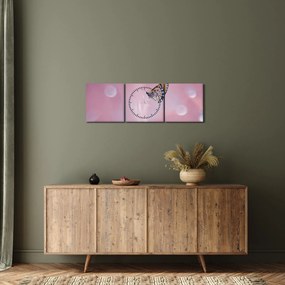 Tablou - Fluture (cu ceas) (90x30 cm)