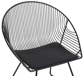 Set 2 buc. scaune pentru sufragerie Auron (negru). 1009924