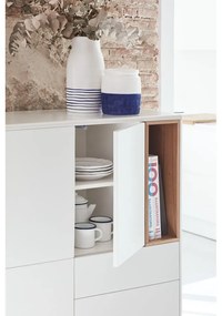 Comodă crem 100x120x40 cm Corvo – Teulat