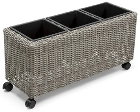 Ghiveci de grădină Bonami Essentials Natural, gri