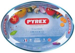 Pyrex Vas de sticlă pentru cuptor oval 2,2 l, 30 x21 x 6 cm