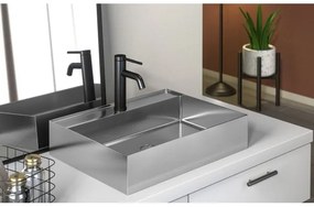 Sapho - Chiuvetă pentru blat AURUM 55 x 42 cm, inox periat