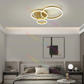 Lustra LED Cu Telecomanda, Elit's Esn1709-GD