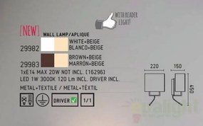 Aplica de perete moderna LED Vesper 29983