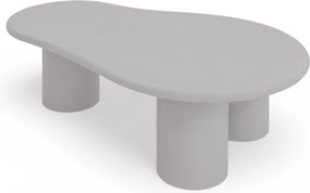 Măsuță de cafea Gisela 130 cm pentru living - gri deschis