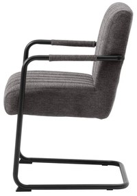 Scaun de dining gri închis Trout – Unique Furniture