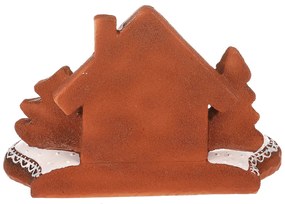 Sfeșnic Perníkový domeček, poliresin, 11 cm